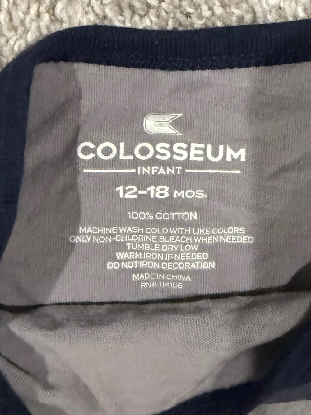 Penn State Nittany Lions Baby 12-18M Bodysuit Lot 3 Pack PSU Football